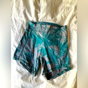 Size Small Blue Tye Dye Cloud Shorts